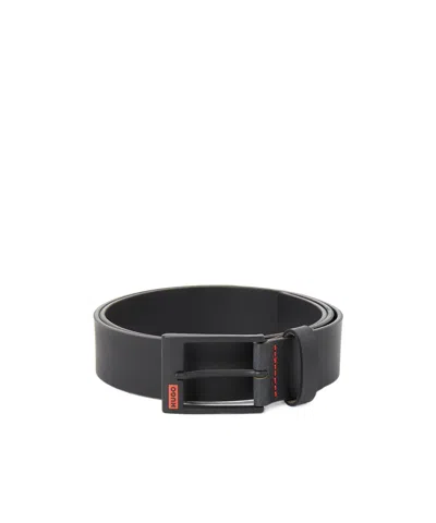 Hugo Boss Pin Buckle Belt In Black