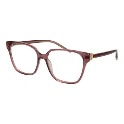 Hugo Boss Pink Acetate Glasses (frames) In Burgundy
