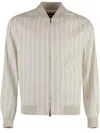 Hugo Boss Boss Linen Jacket In Neutrals
