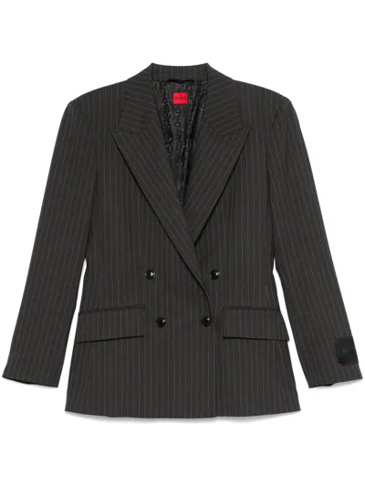HUGO BOSS PINSTRIPE-PATTERN BLAZER