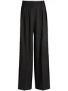 Hugo Boss Regular-fit Trousers In Pinstripe Stretch Fabric In Grey