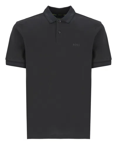 Hugo Boss Pio 1 Polo Shirt In Black