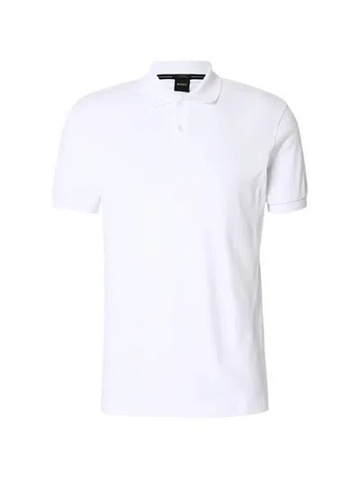 Hugo Boss Pio 1 Polo Shirt In White