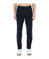 Hugo Boss Genius Tech Flannel Pants With Cinched Sidetabs In Black
