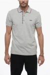 HUGO BOSS PIQUE COTTON SLIM FIT 3-BOTTONS POLO SHIRT