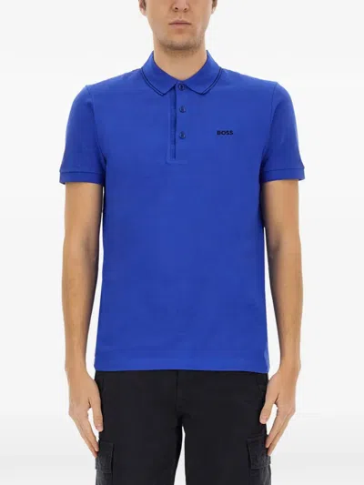 Hugo Boss Boss Polo Paule 4 In Blue