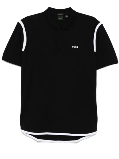 Hugo Boss Pirax 1 Polo Shirt In Black