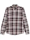 Hugo Boss Men's Liam Cotton Vichy Check Sport Shirt In Red