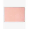 Hugo Boss Primrose Plain Logo-embroidered Egyptian-cotton Bath Mat 50cm X 70cm In Primrose
