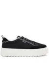 Hugo Boss Platform Sneakers In Black
