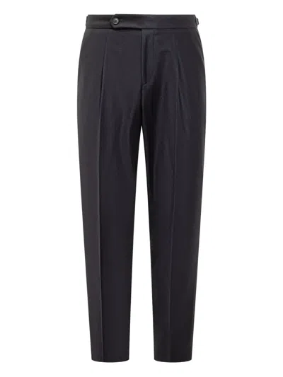 HUGO BOSS PLEATED C-PERINO-PL-DTL TROUSERS