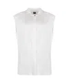 Hugo Boss Boss Jersey Blouse In White