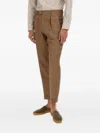 Hugo Boss Boss Trousers In Brown