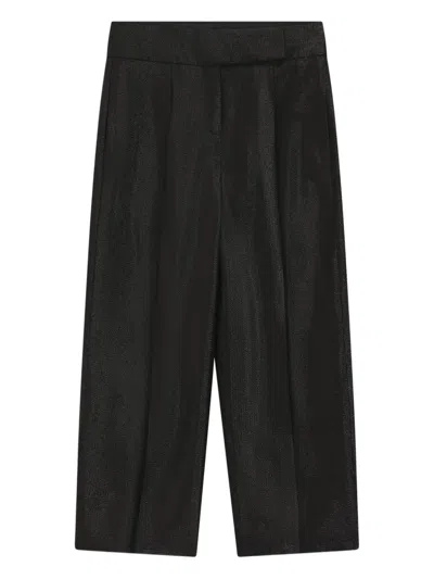Hugo Boss Plissierte Hose In Black