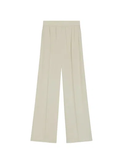 Hugo Boss Pleated-detail Palazzo Pants In Neutral