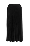 Hugo Boss Pliss Skirt With Micro Print In Black