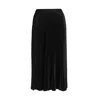 Hugo Boss Pliss Skirt With Micro Print In Black
