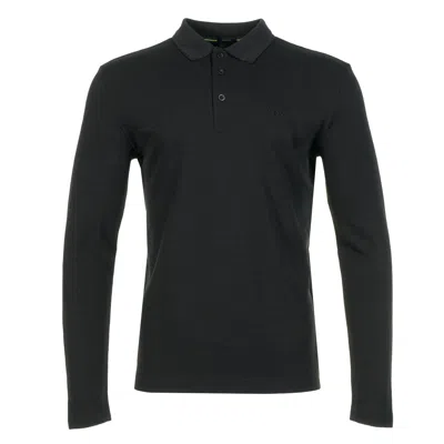 Hugo Boss Plisy Long Sleeve Polo Shirt 009 Black