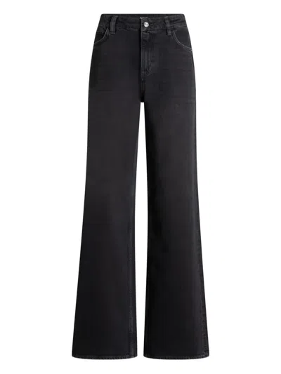 Hugo Boss Pocket Button-fastening Jeans In Black