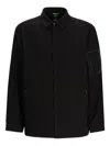 Hugo Boss Lite Mens Water-repellent Overshirt With Four-way Stretch In Burgundy