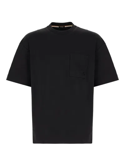 Hugo Boss Pocket-detail T-shirt In Black