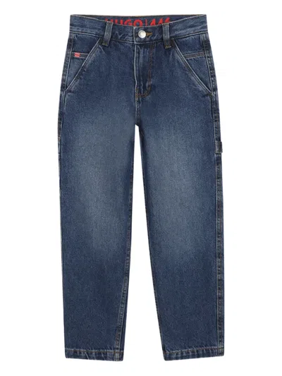 Hugo Boss Kids' Pocket Jeans In Blue