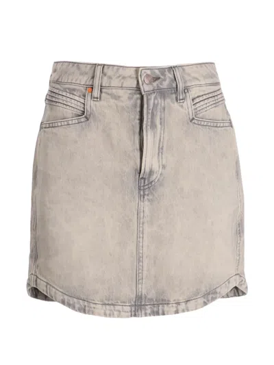 Hugo Boss Pocket Mini Skirt In Gray