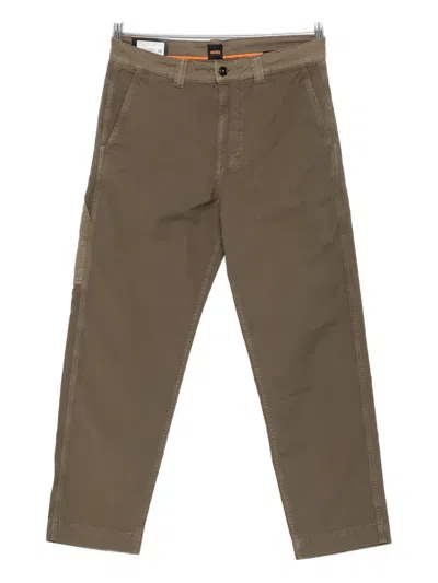 Hugo Boss Pocket Trousers In Green