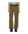 Hugo Boss Khaki Pocket Cargo Pants In Green