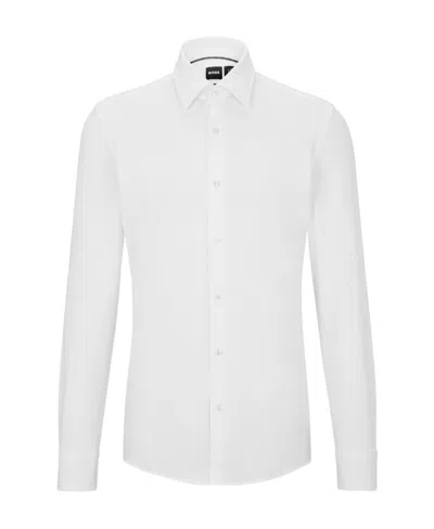HUGO BOSS BOSS HUGO BOSS LONG SLEEVED STRETCH JERSEY SHIRT