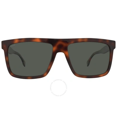 Hugo Boss Polarized Green Browline Men's Sunglasses Boss 1440/s 005l/uc 59