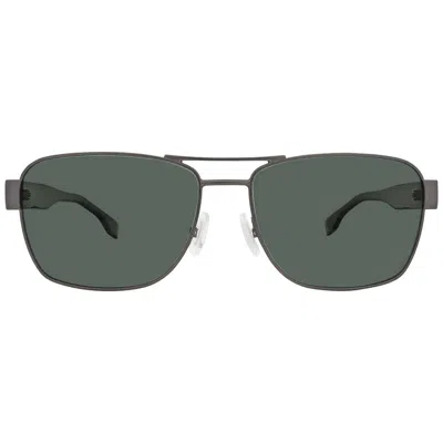 HUGO BOSS POLARIZED GREEN NAVIGATOR MEN'S SUNGLASSES BOSS 1441/S 0086/UC 60