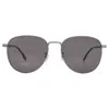 Hugo Boss Polarized Grey Pilot Men's Sunglasses Boss 1536/f/s 0r80/m9 57 In Gray