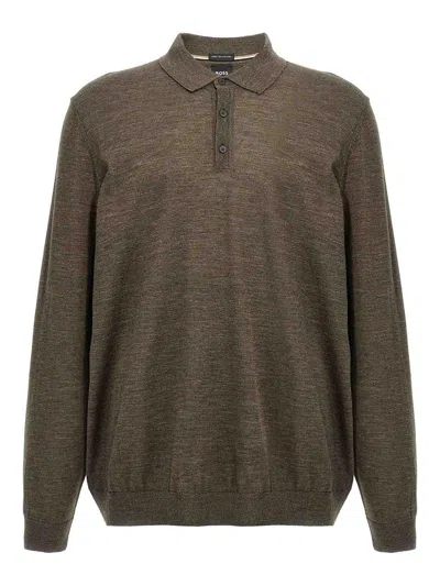 Hugo Boss Pole In Brown