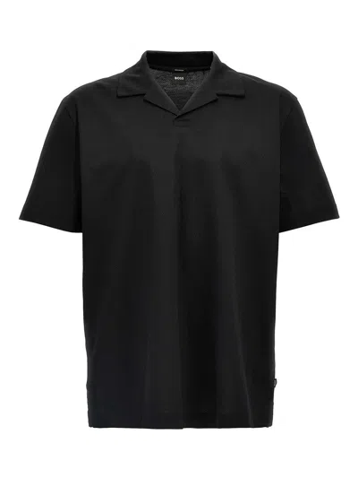 Hugo Boss Pye 18 Polo Shirt In Black