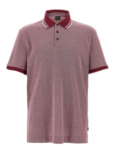 Hugo Boss Prout 141 Polo Shirt In Red