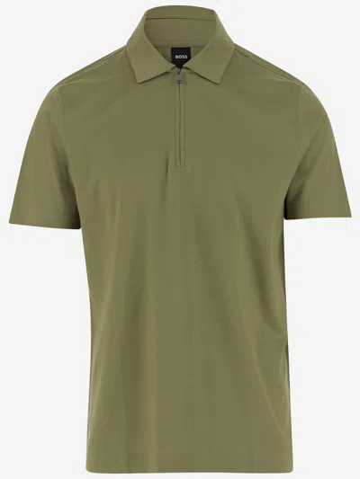 Hugo Boss Cotton Blend Polo Shirt