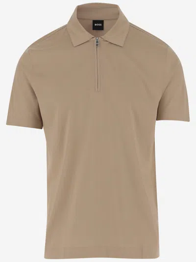 Hugo Boss Cotton Blend Polo Shirt