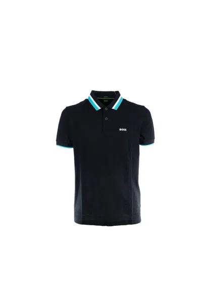 Hugo Boss Polo In Black
