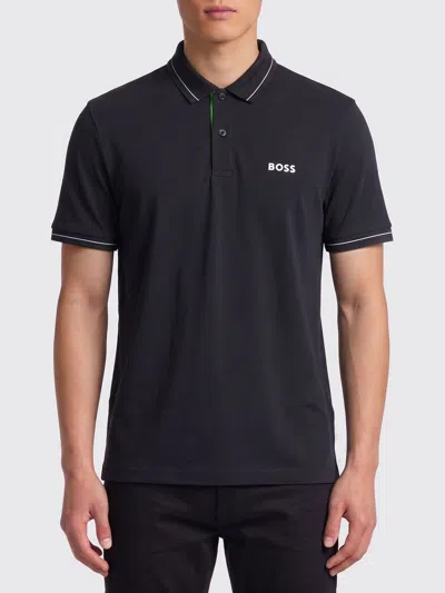 Hugo Boss Polo Shirt Boss Men Color Blue