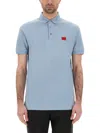 Hugo Boss Hugo Dereso 232 Polo T Shirt Blue In Azure