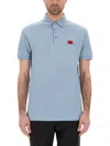 Hugo Boss Hugo Dereso 232 Polo T Shirt Blue In Azure