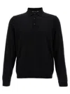 Hugo Boss Ulex Longsleeved Polo Shirt In Black
