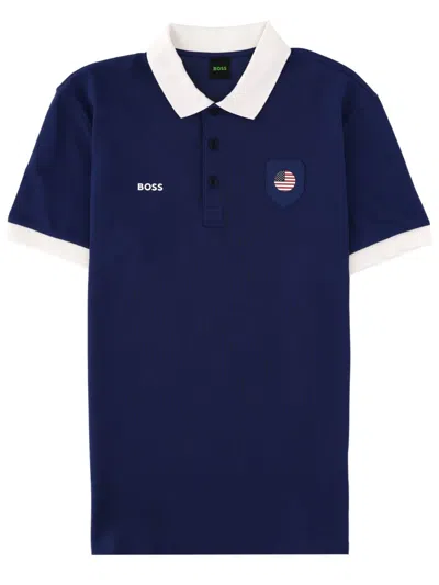 Hugo Boss Polo Paddy In Blue