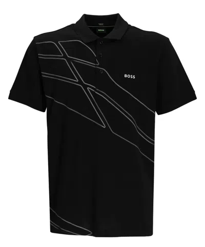 Hugo Boss Polo Shirt In Black