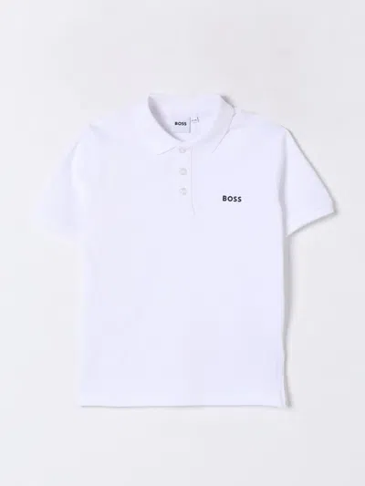 Hugo Boss Polo Shirt Boss Kids Color White