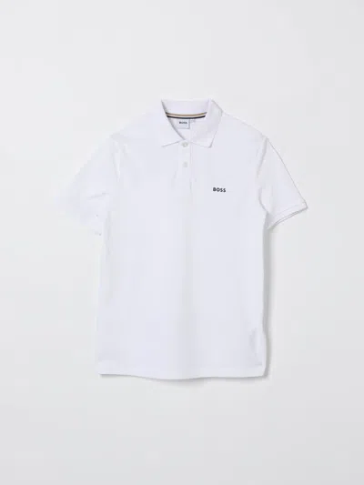 Hugo Boss Polo Shirt Boss Kids Color White