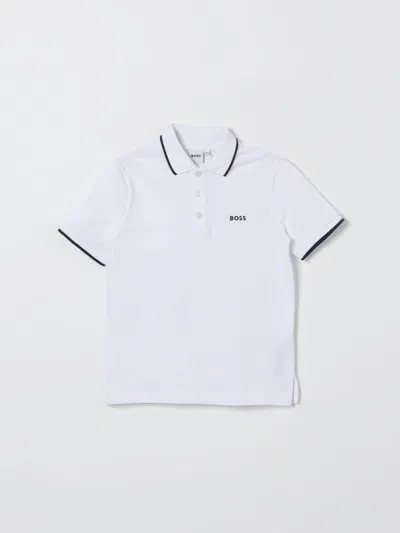 Hugo Boss Polo Shirt Boss Kids Color White