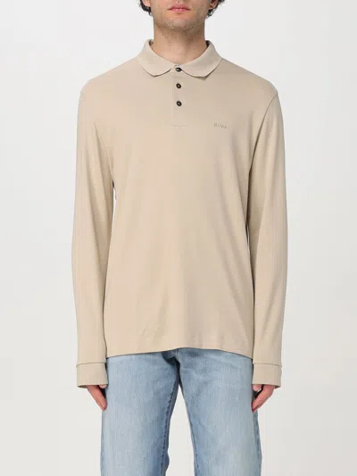 Hugo Boss Polo Shirt Boss Men Color Beige