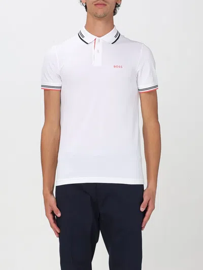 Hugo Boss Polo Shirt Boss Men Color Beige In Sand